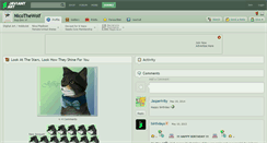 Desktop Screenshot of nicothewolf.deviantart.com