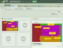 Tablet Screenshot of isoycrazy.deviantart.com