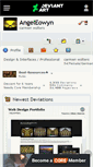 Mobile Screenshot of angeleowyn.deviantart.com