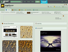 Tablet Screenshot of angeleowyn.deviantart.com