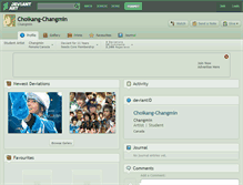 Tablet Screenshot of choikang-changmin.deviantart.com