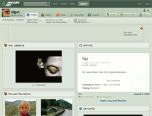 Tablet Screenshot of olgun.deviantart.com