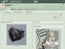 Tablet Screenshot of chibilady17.deviantart.com