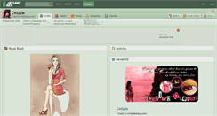 Desktop Screenshot of cwizzle.deviantart.com