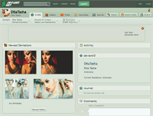 Tablet Screenshot of ditatasha.deviantart.com