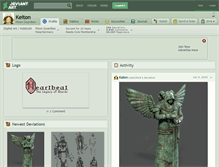 Tablet Screenshot of keiton.deviantart.com