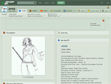 Tablet Screenshot of jentai.deviantart.com