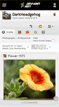 Mobile Screenshot of darkheadgehog.deviantart.com