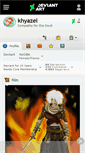 Mobile Screenshot of khyazel.deviantart.com