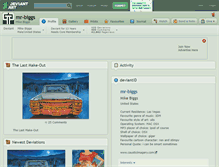 Tablet Screenshot of mr-biggs.deviantart.com
