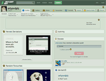 Tablet Screenshot of orlyowlplz.deviantart.com