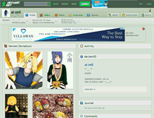 Tablet Screenshot of ai-zell.deviantart.com