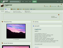 Tablet Screenshot of magdormor.deviantart.com