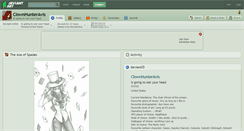 Desktop Screenshot of clownhunteravis.deviantart.com