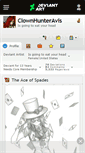 Mobile Screenshot of clownhunteravis.deviantart.com