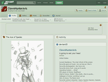 Tablet Screenshot of clownhunteravis.deviantart.com