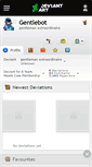 Mobile Screenshot of gentlebot.deviantart.com