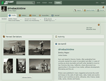 Tablet Screenshot of drivebackintime.deviantart.com