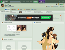 Tablet Screenshot of mini-feru.deviantart.com