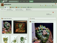 Tablet Screenshot of gallenstorm.deviantart.com
