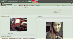 Desktop Screenshot of hewwomelissa.deviantart.com