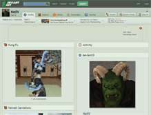 Tablet Screenshot of neilv.deviantart.com