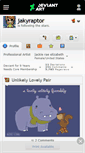 Mobile Screenshot of jakyraptor.deviantart.com