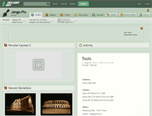 Tablet Screenshot of jango-pix.deviantart.com