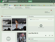Tablet Screenshot of isak14.deviantart.com