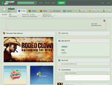 Tablet Screenshot of mben.deviantart.com