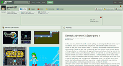 Desktop Screenshot of genesis257.deviantart.com