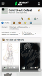 Mobile Screenshot of control-alt-defeat.deviantart.com