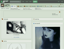 Tablet Screenshot of icaftw.deviantart.com