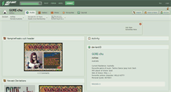 Desktop Screenshot of gore-chu.deviantart.com