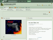 Tablet Screenshot of fromtheshadowsx000.deviantart.com