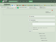 Tablet Screenshot of jordyyyyy.deviantart.com