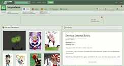 Desktop Screenshot of platypuspanda.deviantart.com