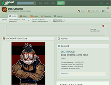 Tablet Screenshot of dec-studios.deviantart.com