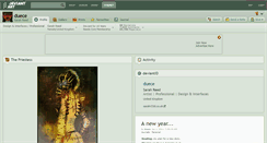 Desktop Screenshot of duece.deviantart.com