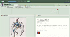 Desktop Screenshot of dragongirl900.deviantart.com