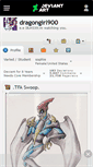 Mobile Screenshot of dragongirl900.deviantart.com
