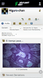Mobile Screenshot of niguro-chan.deviantart.com