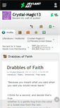 Mobile Screenshot of crystal-magic13.deviantart.com
