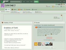 Tablet Screenshot of crystal-magic13.deviantart.com