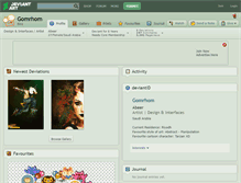 Tablet Screenshot of gomrhom.deviantart.com