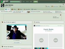Tablet Screenshot of luke-norton.deviantart.com