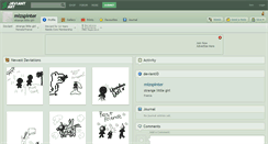 Desktop Screenshot of mizspinter.deviantart.com