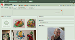 Desktop Screenshot of darkfart2264.deviantart.com