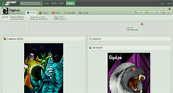 Desktop Screenshot of gigaleo.deviantart.com