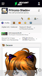 Mobile Screenshot of princess-shadow.deviantart.com